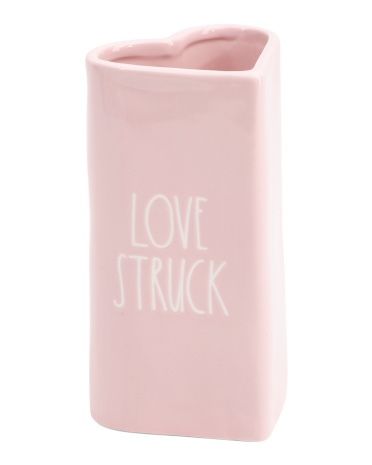 Rae Dunn Pink Tall Vase Love Struck Valentines Day Heart