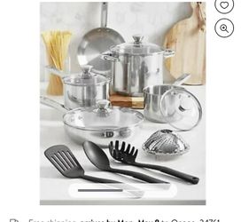 Tools Of The Trade 13 Piece Stainless Steel Cookware Set From Macy’s New In The Box