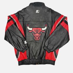 2xl Vintage Bulls Starter Jacket 