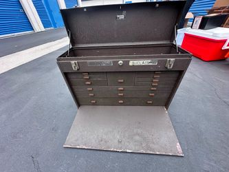 Kennedy Machinist Tool Chest 11 Drawer Brown Steel Toolbox Top Chest USA