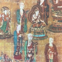 Resurrection of Buddha Shaka Original Vintage Fine Art Print Poster Japan 1960’s Japanese Buddhist Collectible Antique Heian Period Kyoto