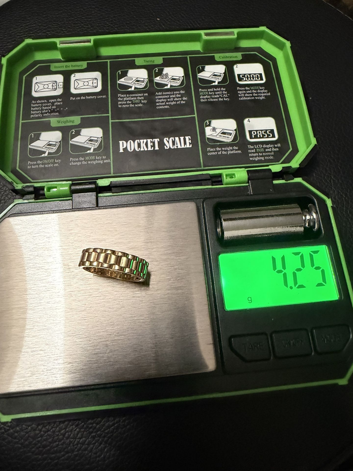 14k Gold Rolex Ring Size 7