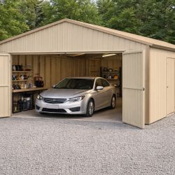 Metal Garage Shed 14 x 20 Ft