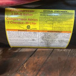 2 Hp- 8 Gallon Small Air Compressor