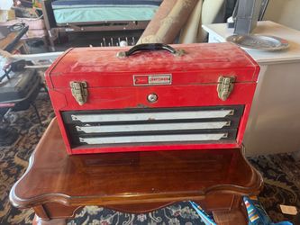 Sears Craftsman Metal Toolbox with Drawers
