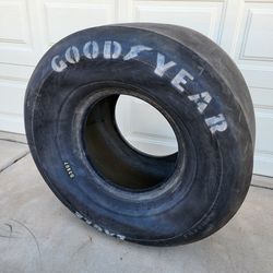 Used NHRA Goodyear Eagle Drag Racing Slick Tire Mancave Garage Art
