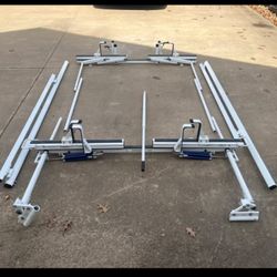 Prime Design Double Drop Down Ergo Ladder Rack For Chevy Express 