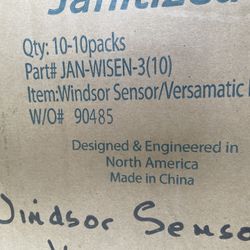 JAN‑WISEN‑3 Vacuum Bags (for Windsor Sensor / Versamatic Plus and compatible vacuums) 