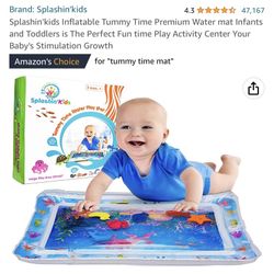 Splashin Inflatable Baby Tummy Time Mat