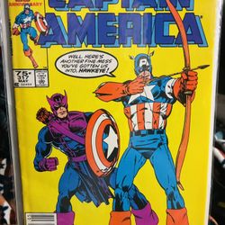 Marvel Comics #317B Captain America, Vol. 1 Death-Throws  1st team app. Death-Throws🔑