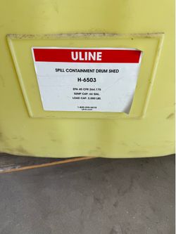 Spill Containment Drum Shed - Uline