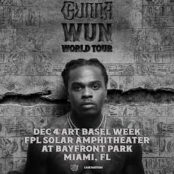 Gunna (Wun World Tour) - Art Basel Edition 