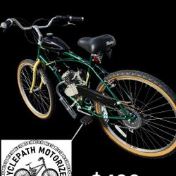 Gas Bike Not Electric Bike E-bike Motorized Bicycle Beach Cruiser Motorbike Moped Delivery Available