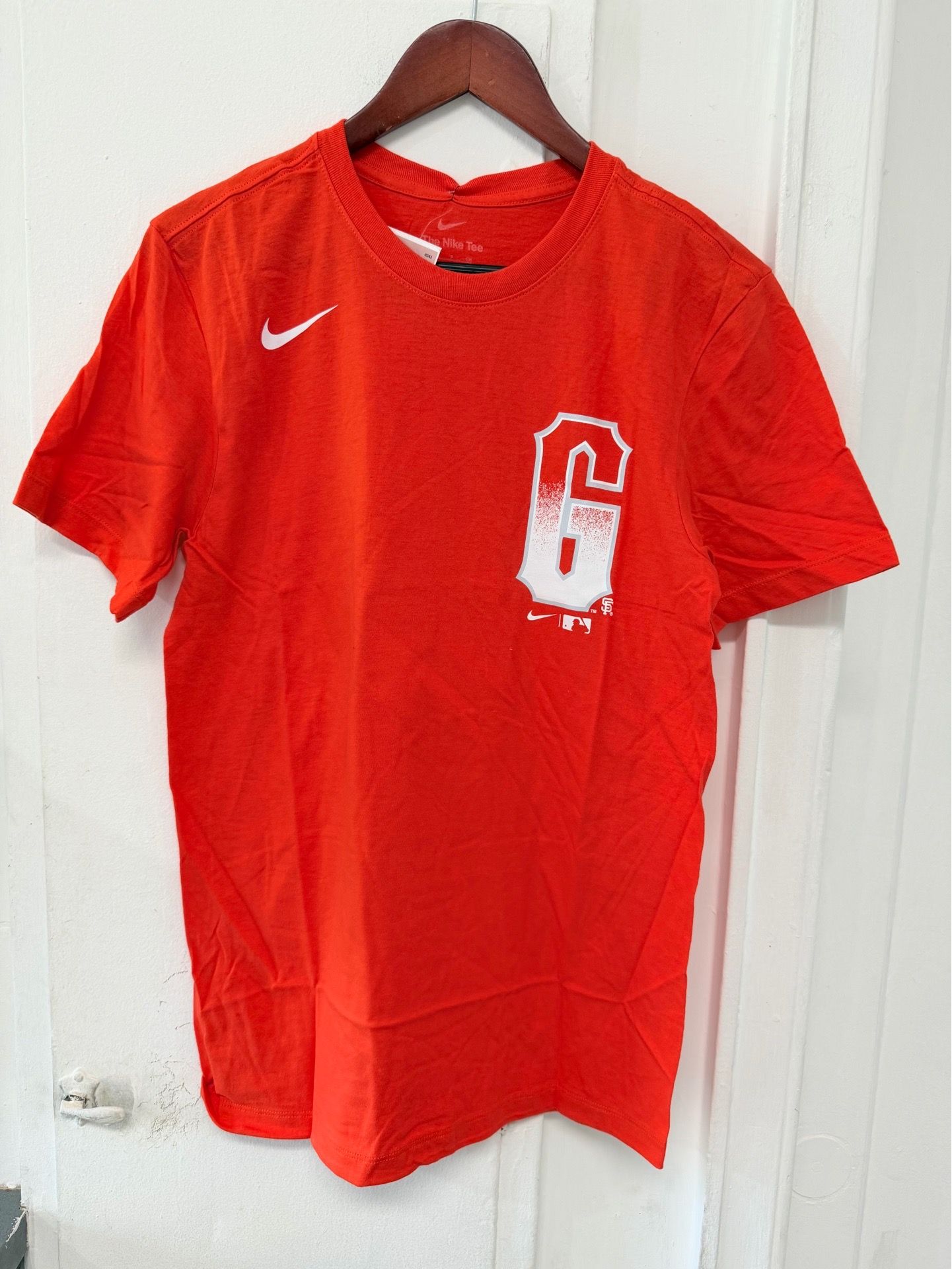Nike San Francisco Giants City Connect orange cotton tee size S