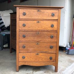 Antique Dresser Oak 