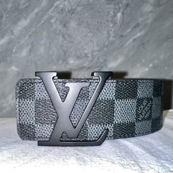 LV Louis Vuitton Graphite Belt