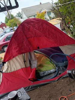 It's a Wenzel 4 man tent  since1887