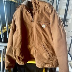 Carhartt Washed Duck Sherpa-Lined Jacket