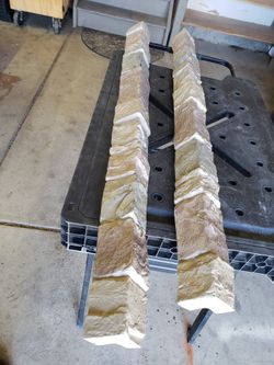 Faux Stone Corner Pieces
