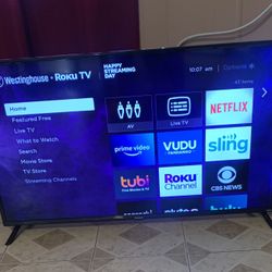 Westinghouse 39” FHD Roku Smart TV - Black