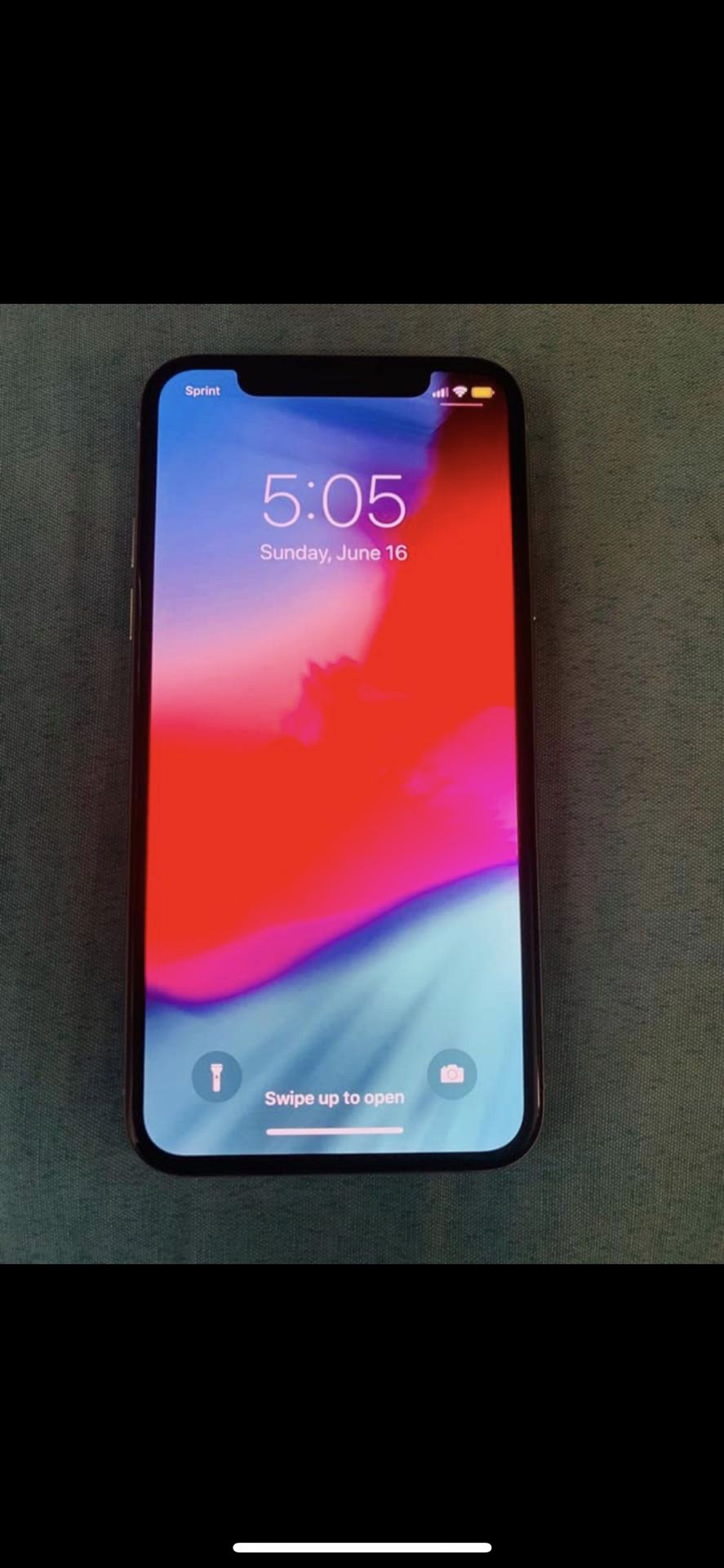 Apple iPhone X 64 GB for sale, factory unlocked. Phone is in excellent working condition!