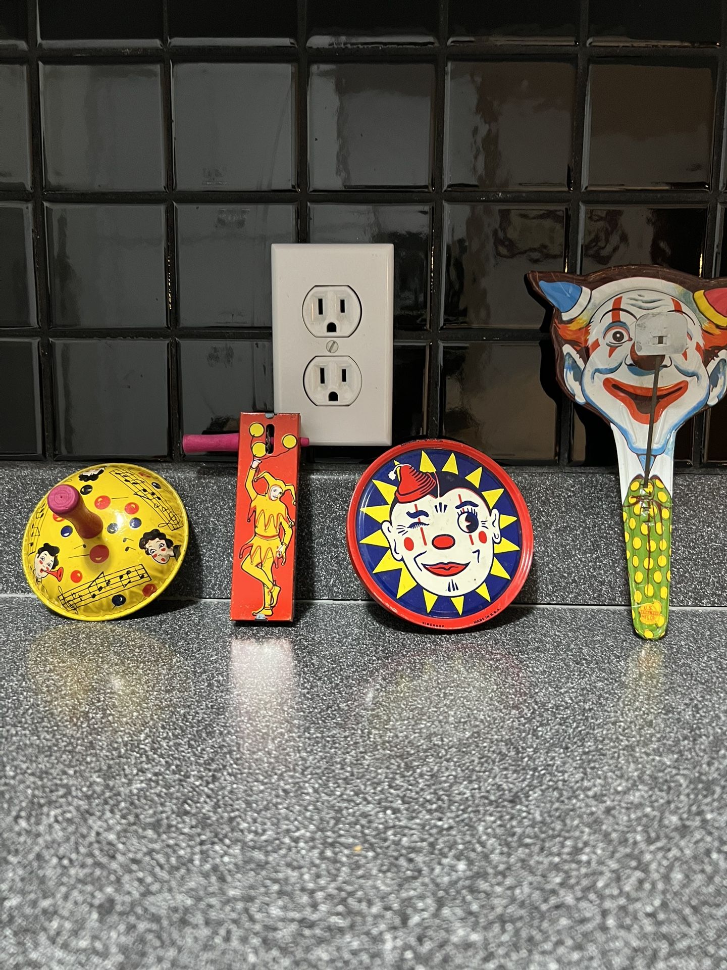 4 Vintage Noise Makers
