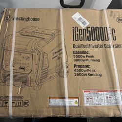 Westinghouse 5000 W Duel Fuel Generator