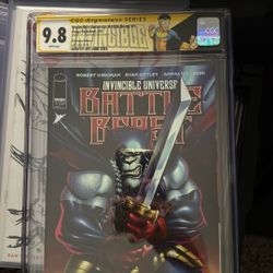 Battle Beast 1 CGC 9.8 Signed My Sajad Shah
