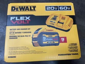 DeWalt FlexVolt 9Ah Battery and Charger Kit