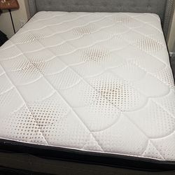 Pillow Top Queen Size Bed with boxspring