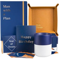 UNIQUE GIFT BOX "MAN WITH A PLAN" for Birthday / Any Occasion Royal Luxe England