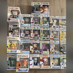 Lot of 26 funko Pops (1 Of Each Shown)