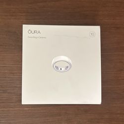 Oura Ring 4 Ceramic | Cloud, Size 10