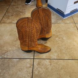 Cowboy Boots - Orange - Size 9.5D