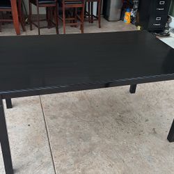 Black Dining Table