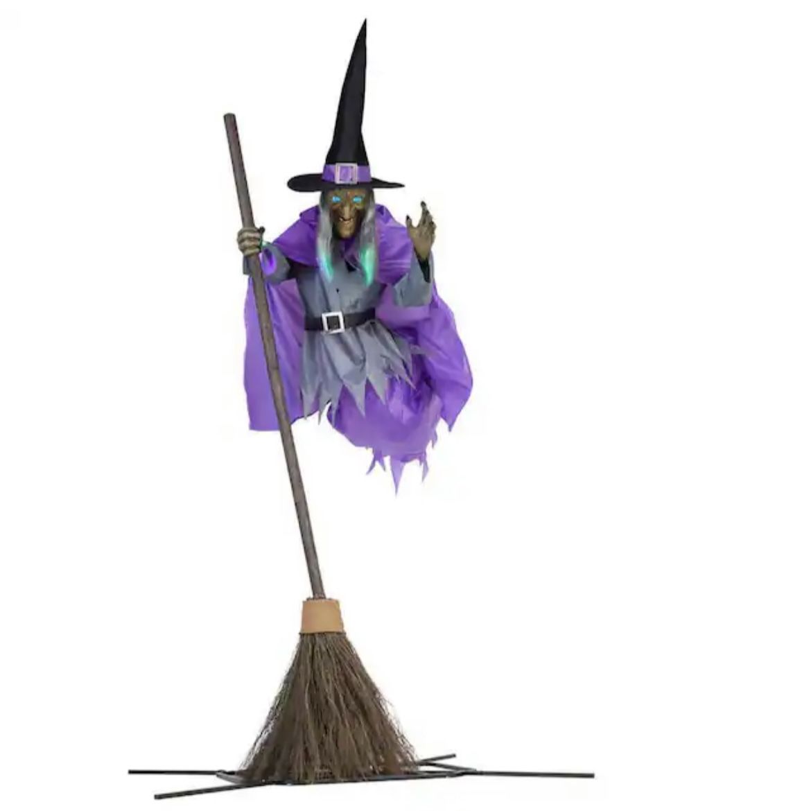Halloween 12 ft. Animated Hovering Witch