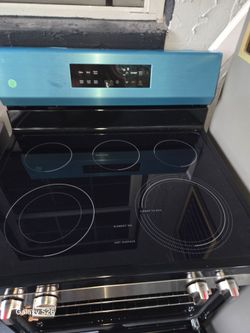 Frigidaire Electric Range Stove Teal