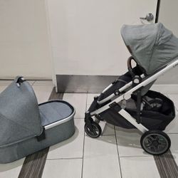 Compact Full Size Stroller CRUZ v2 toddlerseat Bassinet UPPABABY 