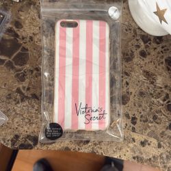 Victorias Secret Pink And White iPhone 6+ Phone Case 