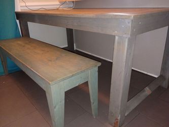 Table with bench