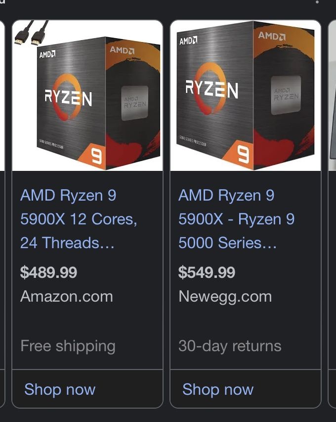 Ryzen 9 5900x