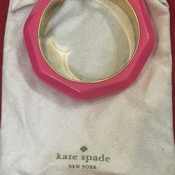 New Kate Spade pink/gold bracelets