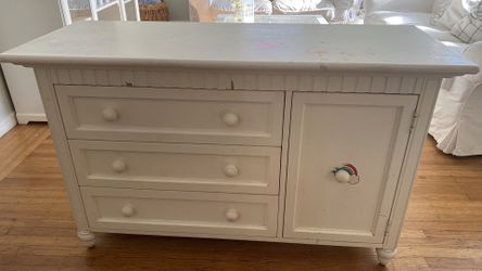 White dresser