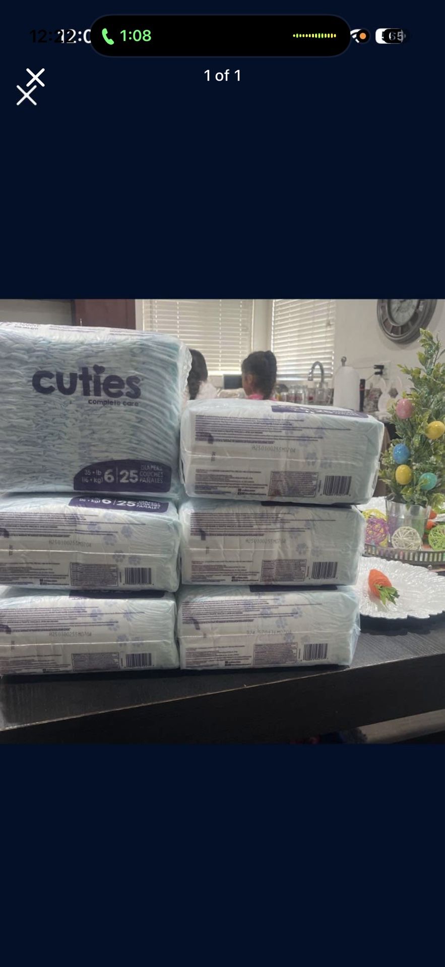 Size 6 Diapers 150 Total