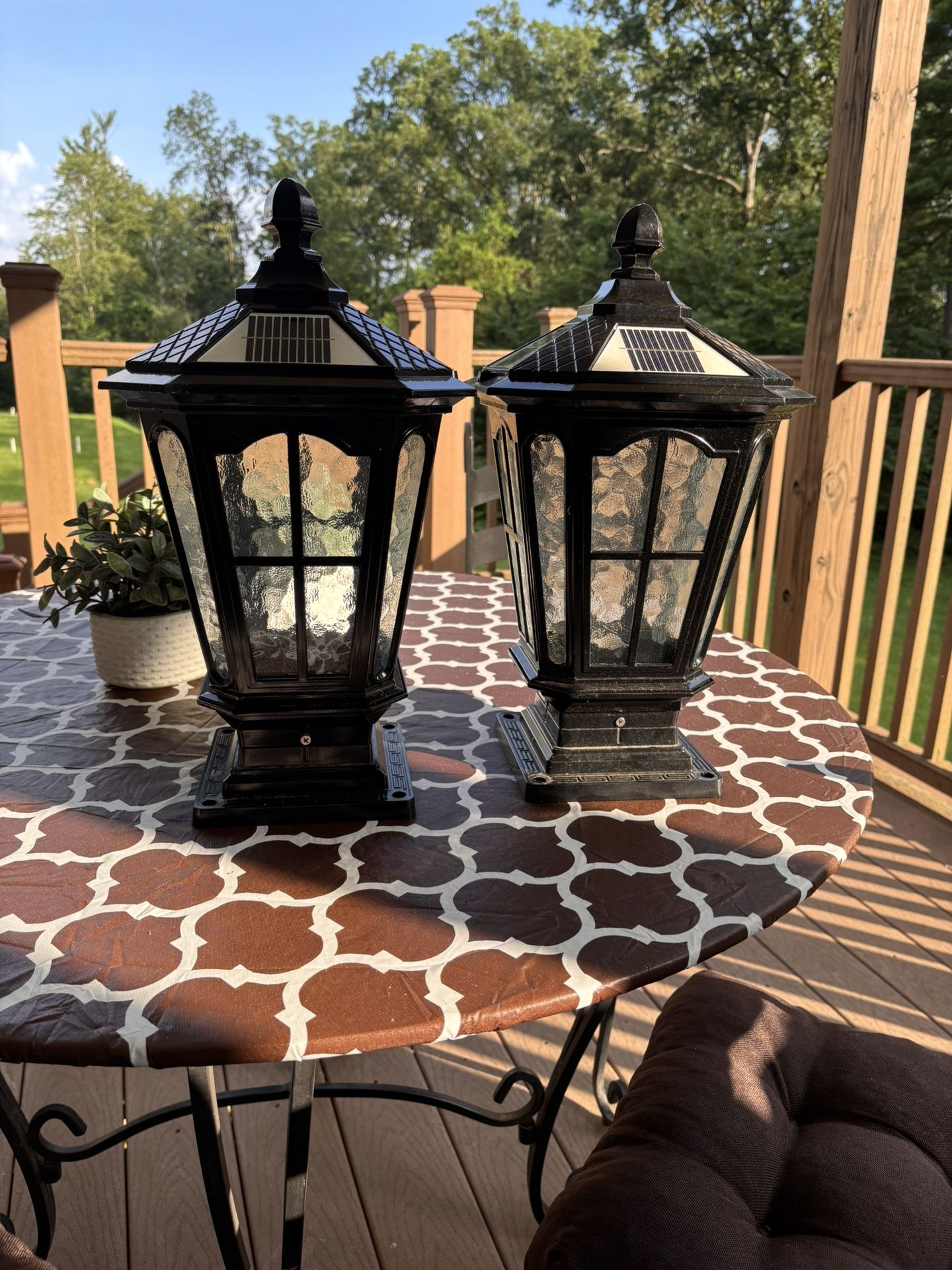 Outdoor Solar Post lights