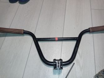 BMX Handlebar with Grips and Stem