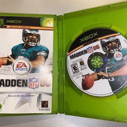 Madden NFL 06 (Microsoft Xbox 360, 2005) Video Game