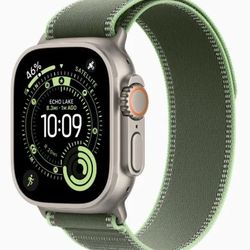 Apple Watch Ultra 3 With Green Alpine Loop