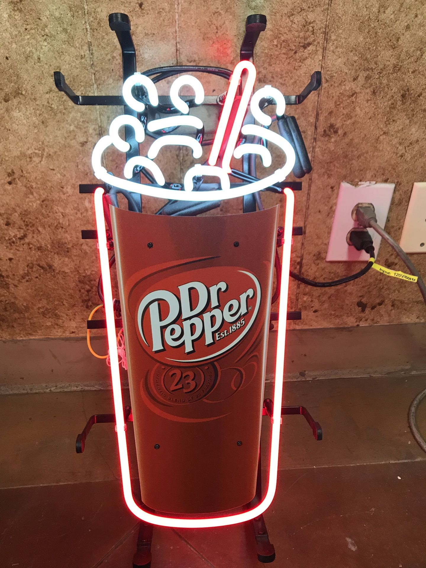 Rare Dr Pepper cup Neon Sign