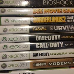 XBox 360 Games for Sale 9/17/2024 (See the Description for prices)